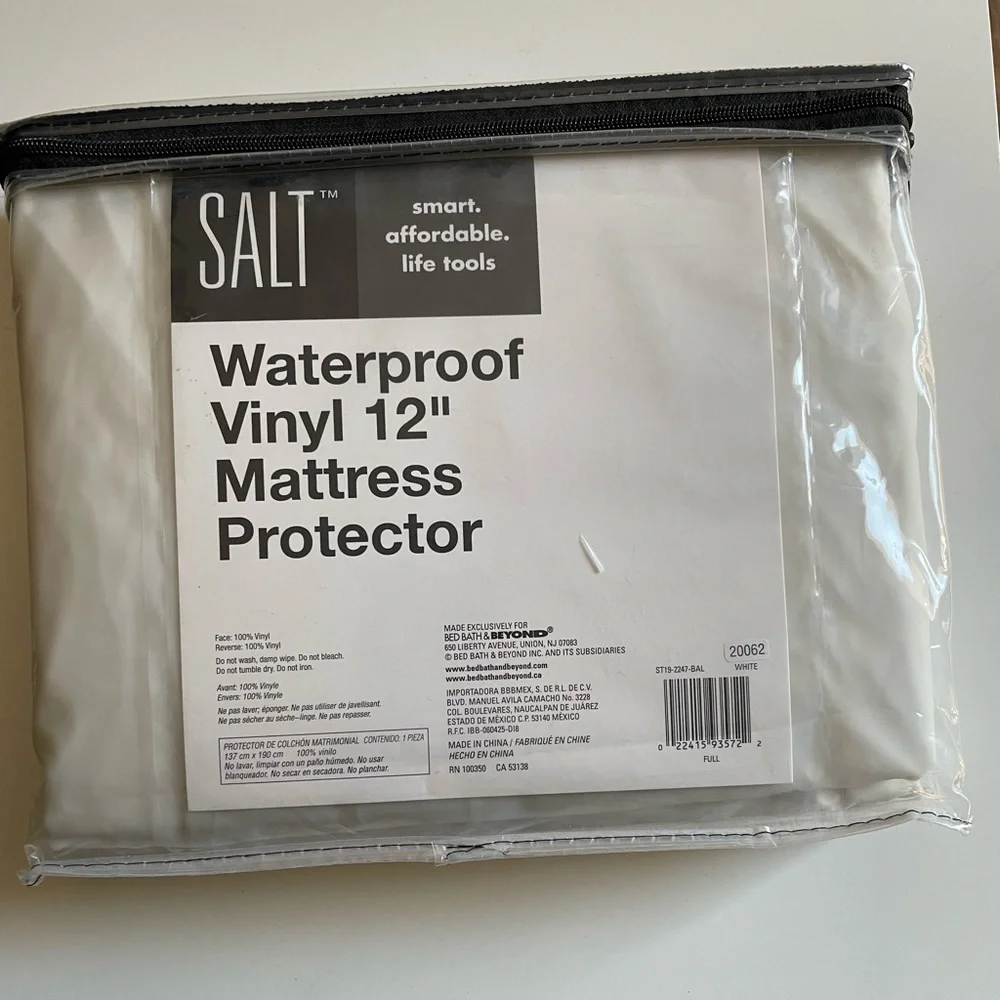 Waterproof Vinyl 12” Mattress Protector